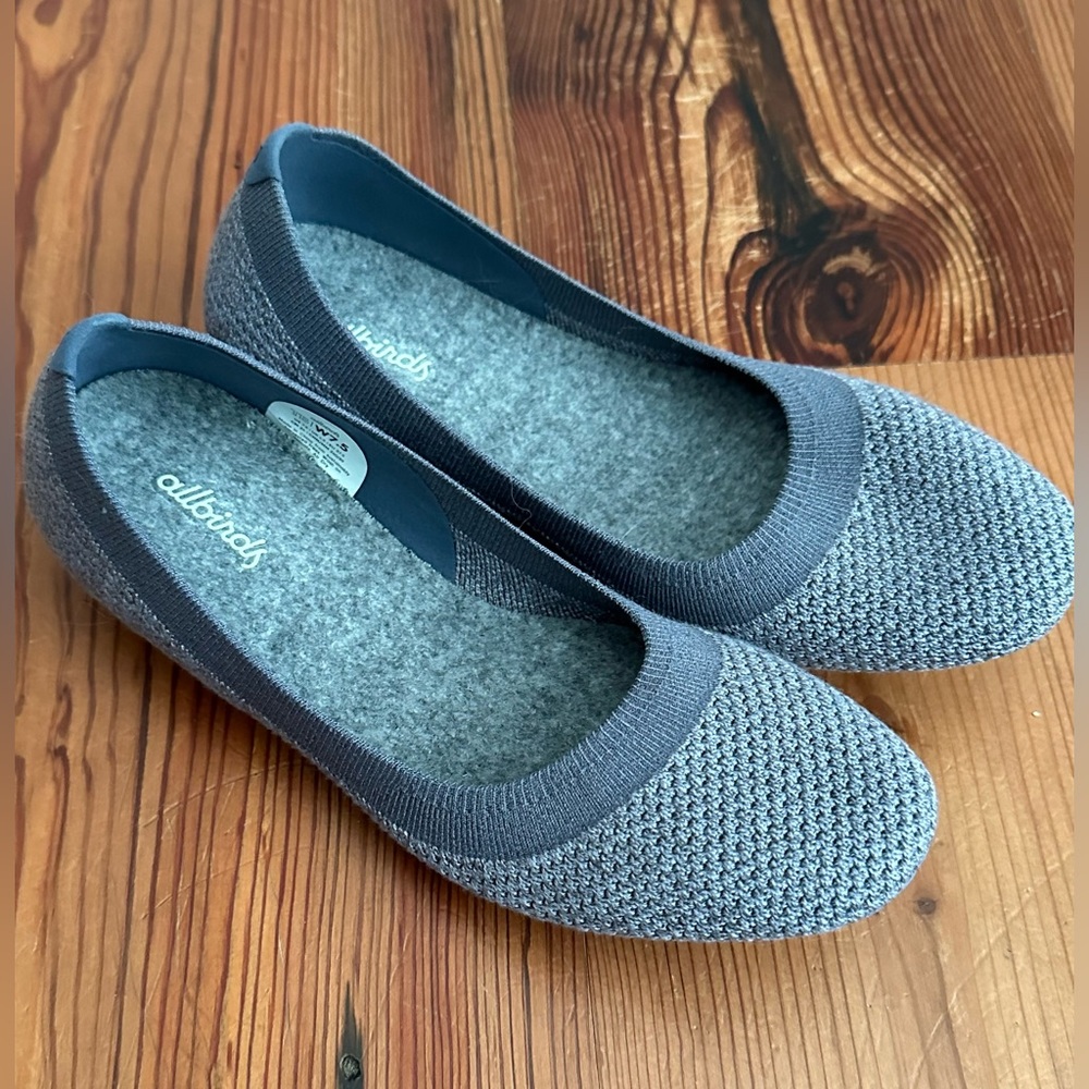 Allbirds Mist Tree Breezers Grey Shoes Size 7 1/2